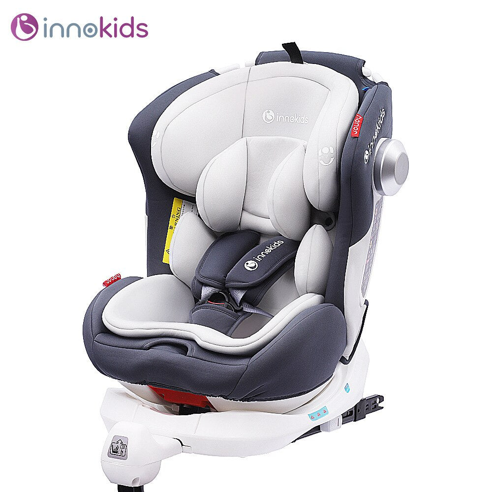 Child car seat 0-12 years old baby baby car portable 360 degree rotating seat ISOFIX interface